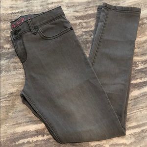 Super Skinny Gray Wash Jeans
